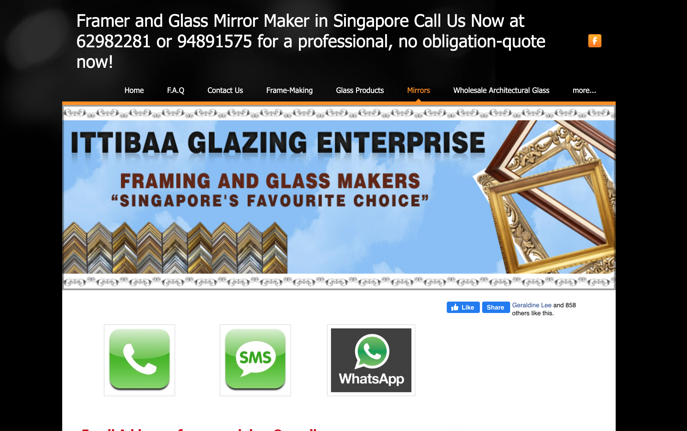 mirror maker singapore