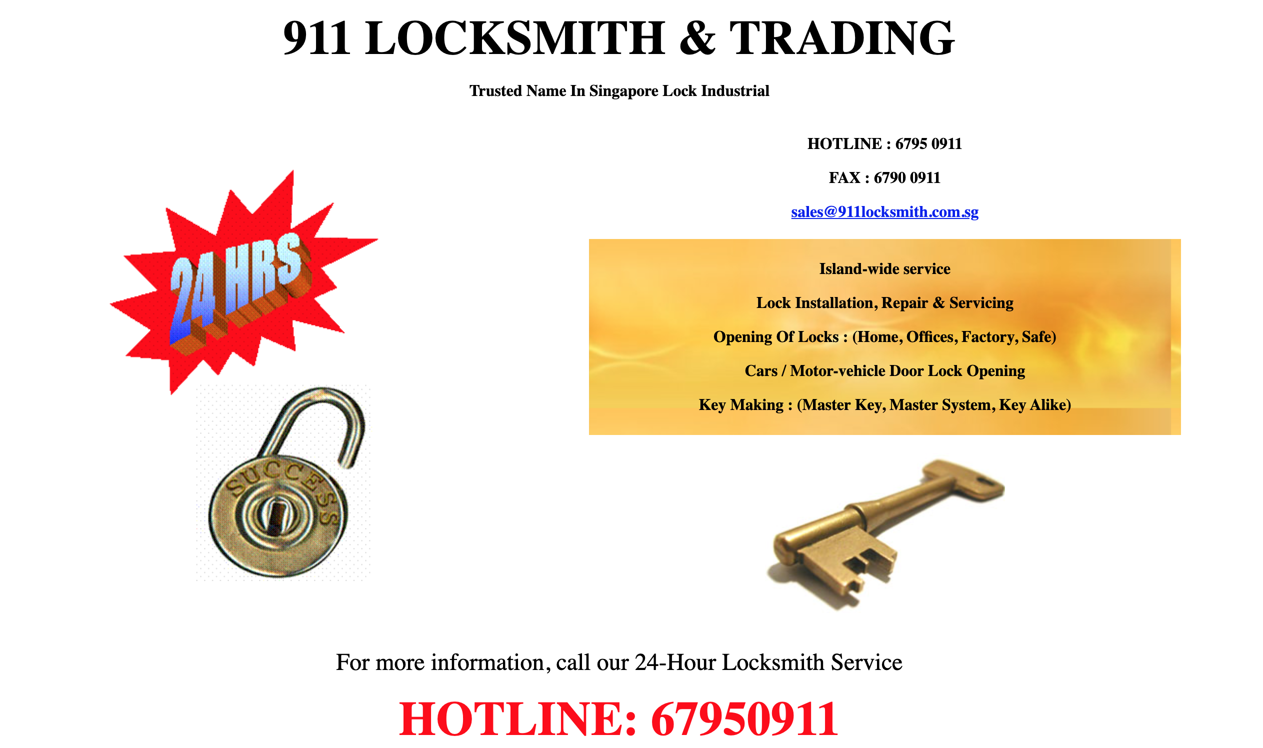 911 LOCKSMITH & TRADING